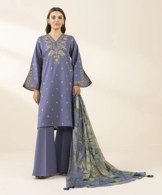 2 Piece - Embroidered Lawn Suit